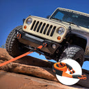 Vilkšanas siksnas komplekts 7,6 cm x 6,1 m, 16 329 kg, ar D-veida skavām un glabāšanas somu