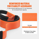 Auto vilkšanas troses/siksnas virve 7,6 cm × 2,4 m, pārrāvuma izturība 16,3 t, trīskārši pastiprinātas cilpas, koku aizsargs, vinčas pagarinājuma siksna, bezceļu vilkšanai un atgūšanai, izturīga ekstremālos laikapstākļos