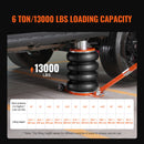 VEVOR pneimatiskais domkrats, 6 tonnas, ar paaugstinātu kolonnu, piemērots vieglajām automašīnām