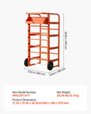 Vadu ruļļu statīvs ar 11 stieņiem — kabeļu turētājs rūpnieciskai un elektropreču tirdzniecības lietošanai