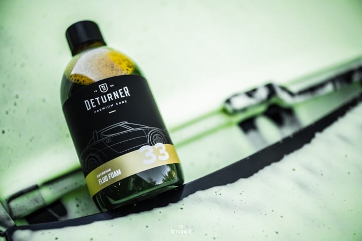 DETURNER FLUO FOAM 1L - Colored active foam. Intended for pre-washing cars, softens hard, hardened dirt