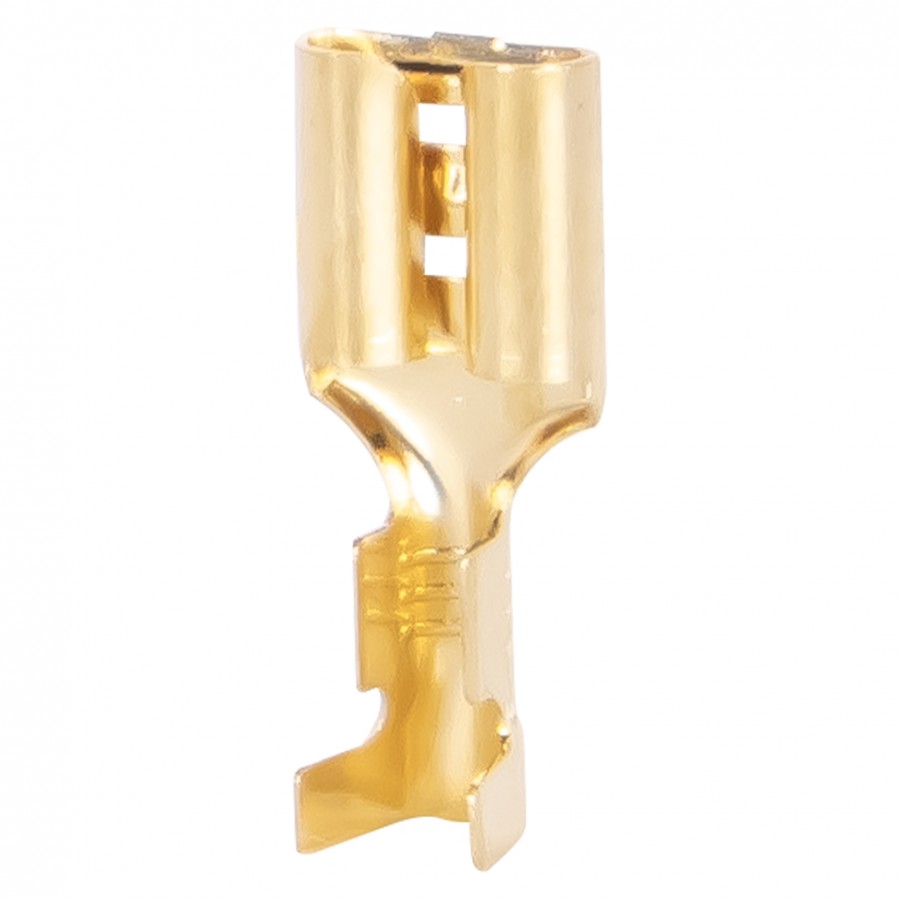 KAMAR – mātītes vadu konektori 6,4 mm, 100 gab.