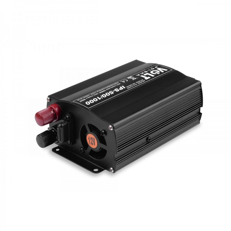 VOLT Polska IPS 500/1000 sprieguma pārveidotājs, 12 V uz 230 V, 500 W