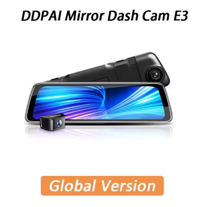 DDPAI Mola E3 2K Car DVR touch mirror, front rear camera, H - Main Image