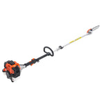 VEVOR benzīna teleskopiskais zaru zāģis ar 33 cm³ divtaktu dzinēju, 20,3 cm griešanas sliedi, 850 ml degvielas tvertni un pagarinājumu no 2,08 līdz 3,58 m, jaudīgs bezvadu ķēdes zāģis koku apgriešanai un kopšanai