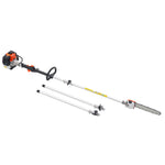 VEVOR benzīna teleskopiskais zaru zāģis ar 25 cm³ divtaktu dzinēju, 30,5 cm griešanas sliedi, 650 ml degvielas tvertni un pagarinājumu no 2,12 līdz 3,62 m, jaudīgs bezvadu ķēdes zāģis koku apgriešanai un kopšanai