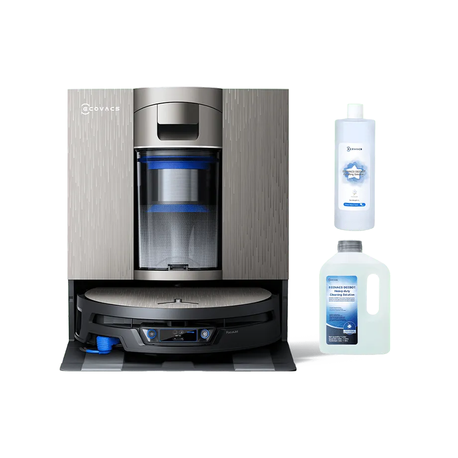 ECOVACS DEEBOT X12S OmniCyclone robots putekļsūcējs ar līdzekļu komplektu