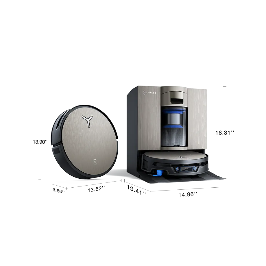 ECOVACS DEEBOT X12S OmniCyclone robots putekļsūcējs ar līdzekļu komplektu