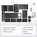 VEVOR Welding Cart, 2 Layers, 4 Drawers, 120 kg Load Capacity, 360° Rotating Castors, Gas Cylinder Safety Chains