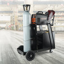 VEVOR Welding Cart, 2 Layers, 4 Drawers, 120 kg Load Capacity, 360° Rotating Castors, Gas Cylinder Safety Chains