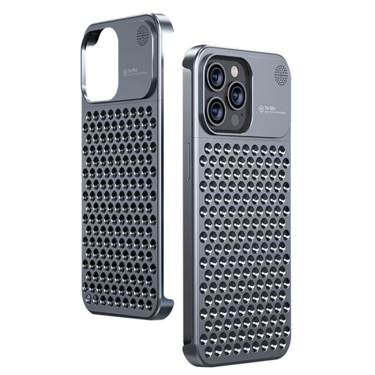 SUPERACTION_Alumiiniumist telefonikate IPhone 15PRO jaoks koos aroomiteraapiaga