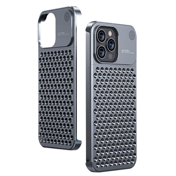 Aluminum phone cover for IPhone 15 with aromatherapy