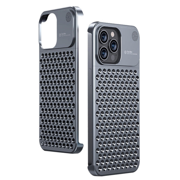 Aluminum phone cover for IPhone 15Plus with aromatherapy