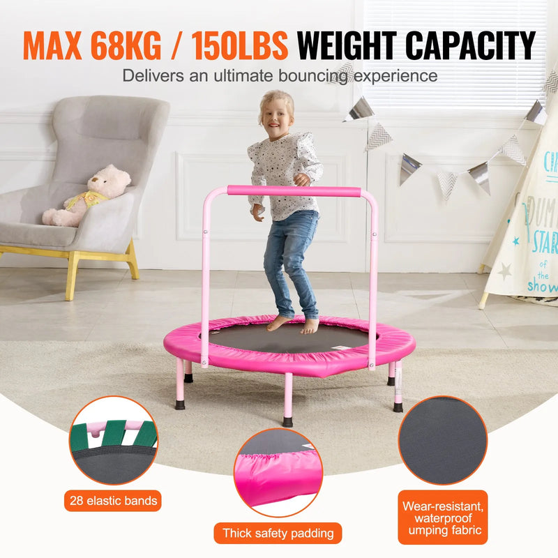 Saliekams bērnu mini batuts 91 cm iekštelpām un ārtelpām