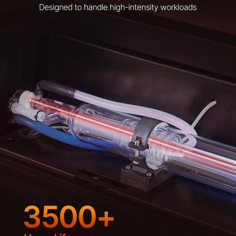 VEVOR 60 W CO₂ lāzera gravēšanas un griešanas iekārta, darba laukums 600 × 400 mm, ar 4 virzienu gaisa asistenci, savietojama ar LightBurn, CorelDRAW un RDWorks, piemērota kokam, akrilam un stiklam