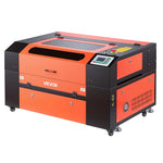 VEVOR 60 W CO₂ lāzera gravēšanas un griešanas iekārta, darba laukums 600 × 400 mm, ar 4 virzienu gaisa asistenci, savietojama ar LightBurn, CorelDRAW un RDWorks, piemērota kokam, akrilam un stiklam
