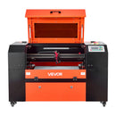VEVOR 50 W CO₂ lāzera gravēšanas un griešanas iekārta, darba laukums 500 × 300 mm, ar 4 virzienu gaisa asistenci, savietojama ar LightBurn, CorelDRAW un RDWorks, piemērota kokam, akrilam un stiklam
