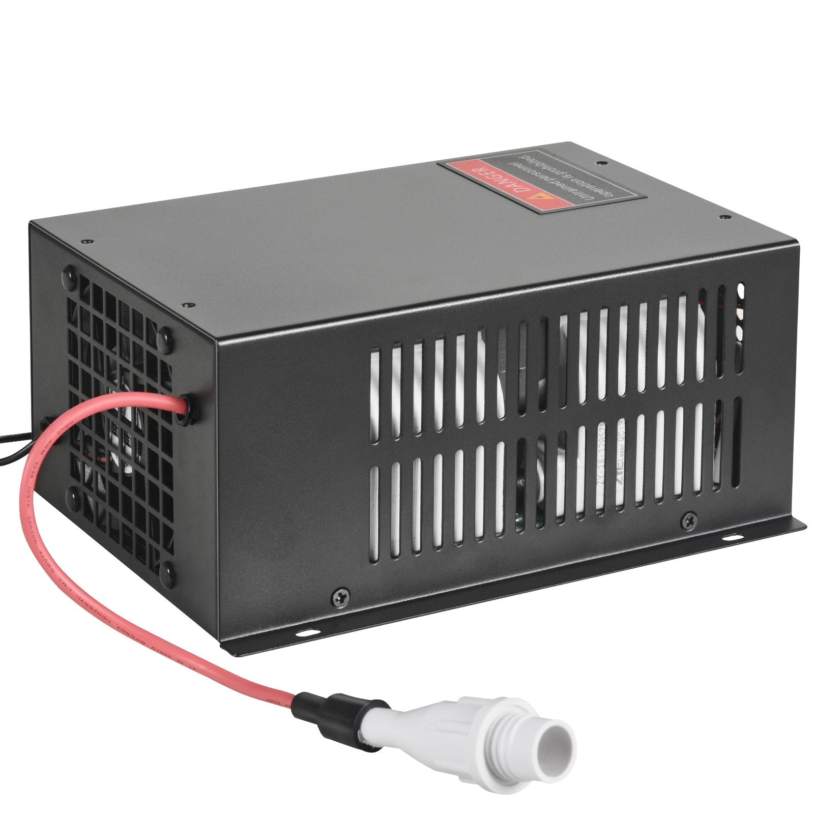 VEVOR CO2 Lāzera Barošanas Avots 60W Lāzera Caurulei, Ar Pastāvīgās Strāvas Aizsardzību, Atvērtās Ķēdes Aizsardzību, Ātru Siltuma Izkliedi, Saderīgs ar Dažādiem Lāzera Gravēšanas un Griešanas Zīmoliem