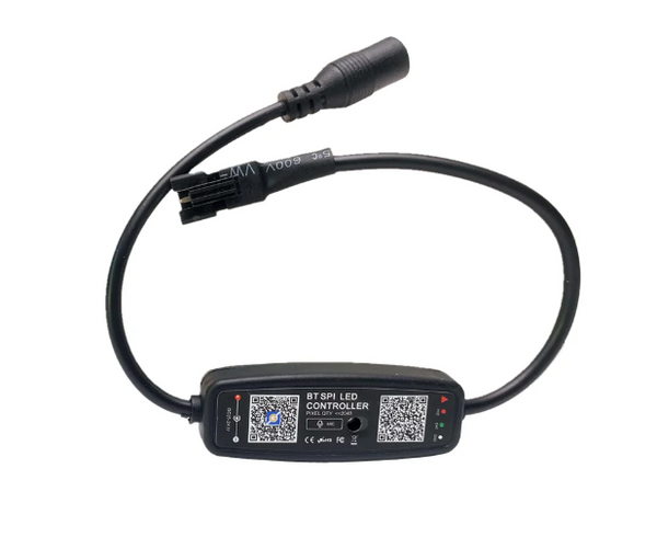 WS2812B LED Kontrolieris ar Bluetooth funkciju, Mūzikas funkcija, iebūvēts mikrofons, 5-24V