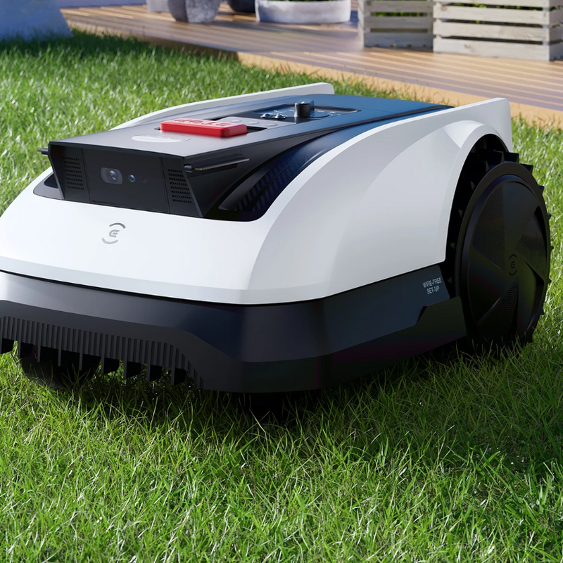 Available from 23 May!!! Ecovacs GOAT O800 Lawnmowing Robot Without Restraining Cord with Precise TrueMapping Navigation with RTK and Al Camera, SmartEdge Auto Border Recognition, AIVI 3D Obstacle Prevention suitable for 800m2 (orbex)