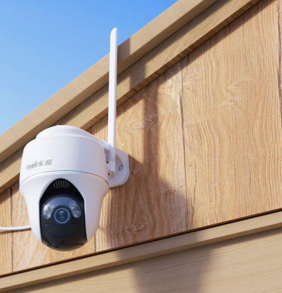 4G Revolving Solar 4K Ultra HD (8 MP) 355° CCTV-kamera med GSM SIM-kortalternativ, person- och fordonsdetektering, mörkerseende, time-lapse-funktion, 2-vägs ljud, mikrofon, solpanel ingår ej.