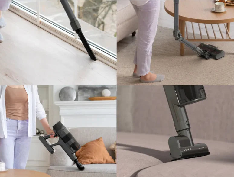 AENO SC2 Putekļu 530 W, 0,8 L, pelēks, un dāvanā fēns  AHD0002