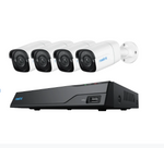 Reolink | PoE NVR 24/7 for continuous recording NVS16 2, 16 channels. Supports cameras up to 16 MP. Built-in 4TB hard drive.