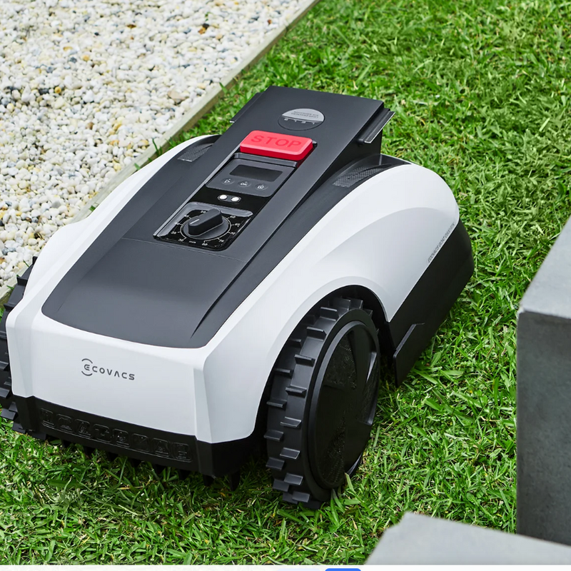 Available from 23 May!!! Ecovacs GOAT O800 Lawnmowing Robot Without Restraining Cord with Precise TrueMapping Navigation with RTK and Al Camera, SmartEdge Auto Border Recognition, AIVI 3D Obstacle Prevention suitable for 800m2 (orbex)