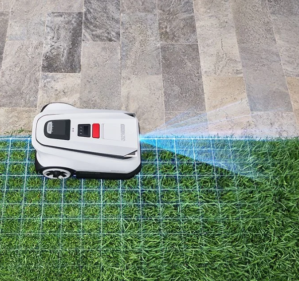 !Ecovacs GOAT A1600RTK zāles pļaušanas robots Bez ierobežojošo vadu, piemērots 1600m2 400m2/h, RTK+3D-ToF+Camera, ar 2 asmeņu blokiem (orbex)