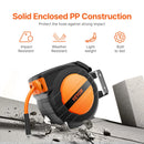 Gaisa šļūtenes spole, ievelkama, 9,53 mm, 15 m, hibrīda, ar korpusu, 20 bar / 300 PSI