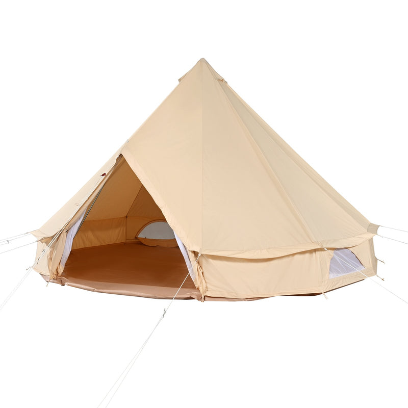 VEVOR Canvas Bell Tent, 4 Season 3 m Jurt Tent koos pliidipordiga, hingav, kuni 4 inimest, pere telkimine, väljas jahti ja pidusid
