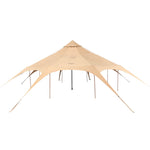 Палатка VEVOR Canvas, 4 сезона 5 м с отверстием для плиты, дышащая юрта на 8 человек, семейный кемпинг, охота на природе и вечеринки