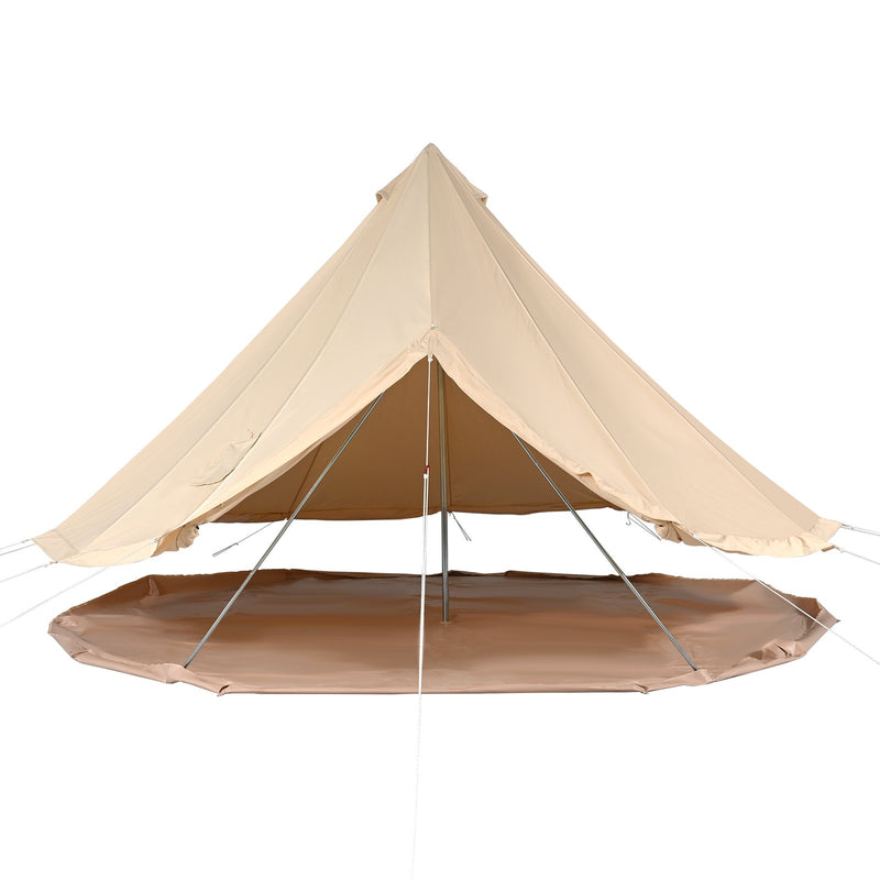 VEVOR Canvas Bell Tent, 4 Season 7 m Jurt Tent koos pliidipordiga, hingav, kuni 12 inimest, pere telkimine, väljas jahti ja pidusid
