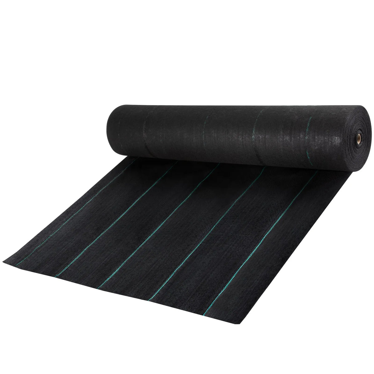VEVOR Nezāļu ierobežošanas ainavu audums 0,91 x 91,4 m, 197 g/m² pastiprināts austs ģeotekstils dārzam un terasei, melns