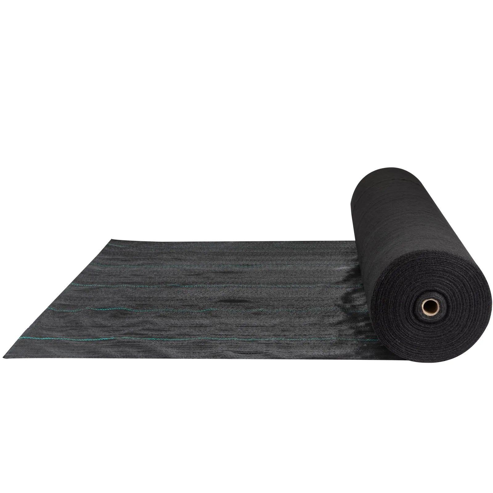 VEVOR Nezāļu ierobežošanas ainavu audums 0,91 x 91,4 m, 197 g/m² pastiprināts austs ģeotekstils dārzam un terasei, melns