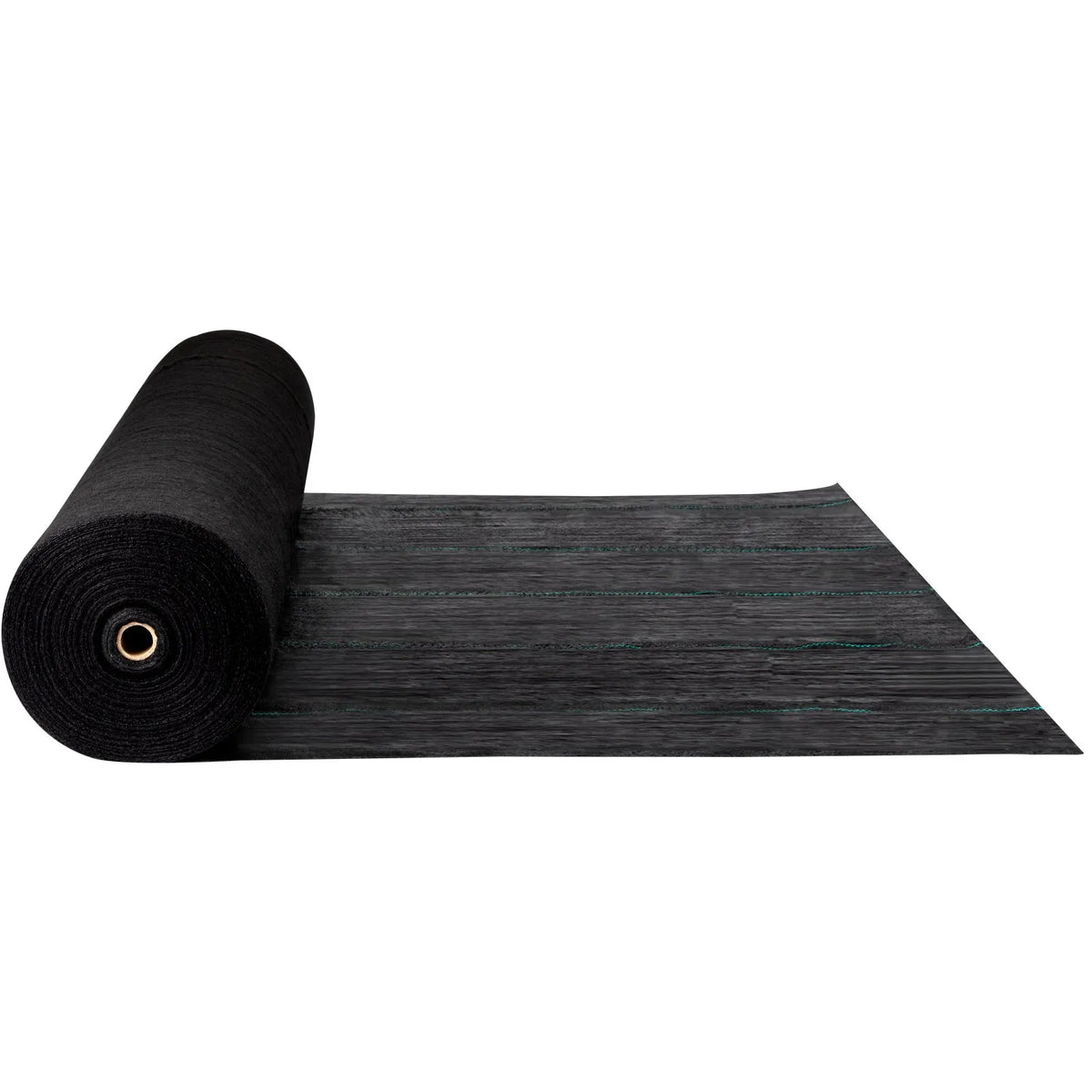 VEVOR dārza pretnezāļu ģeotekstila audums 197 g/m², 120 × 3048 cm, smagas noslodzes ainavu segums dārza zemes pārklājumam, melns
