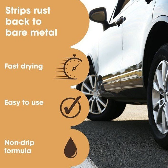 FURNITURE CLINIC RUST REMOVER GEL 250ml - Rūsas nonemšanas gēls