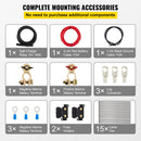 VEVOR Dual Battery Charging Relay Kit, 12V, 4 m, automaatne aku eraldaja komplekt 140A pinget tundva releega (VSR), sobib matkaautodele, paatidele, autodele, veoautodele, matkaautodele, jahtidele, ATV-dele, UTV-dele ja töökodadele.