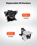 VEVOR dzinēja motora balstu nomaiņas komplekts, 2 gab., priekšējais kreisais un labais balsts, saderīgs ar Chevrolet Silverado 1500 2014–2018, 5,3 l V8, OE 84175582 un 84175583 nomaiņa