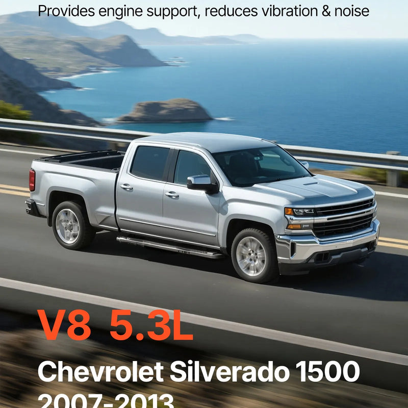 VEVOR dzinēja motora balstu nomaiņas komplekts, 2 gab., saderīgs ar Chevrolet Silverado 1500 2007–2013, 5.3L V8, priekšējie kreisais un labais balsts, OE A5365 nomaiņa