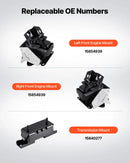 VEVOR dzinēja un transmisijas balstu komplekts, 3 gab., saderīgs ar 2007–2013 Chevrolet Silverado 1500 5.3L V8, OE nomaiņa A5365, A5365, A2638, nodrošina drošu un stabilu balstu.