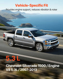 VEVOR dzinēja un transmisijas balstu komplekts, 3 gab., saderīgs ar 2007–2013 Chevrolet Silverado 1500 5.3L V8, OE nomaiņa A5365, A5365, A2638, nodrošina drošu un stabilu balstu.