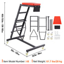 VEVOR Augstais Auto Remonta Ratiņkrēsls, Regulējams 126–192 cm, 181 kg, 4 Grozāmie Riteņi, Salokāms, Smagai Slodzei