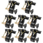 VEVOR sprūdrata stiprinājuma siksnas kāpņu bagāžniekam, stiprinājums kvadrātveida caurulei, 38 mm × 2,25 m, ar dubultajiem J veida āķiem, kravnesība 226,8 kg, lieljaudas kravas fiksācijas siksnas, melnas, 8 gab. komplekts