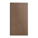 VEVOR koka līstu akustiskie paneļi, 600 × 1200 mm, MDF akcenta koka sienas paneļi modernam interjeram, mākslīgā koka sienas paneļi stilīgam dekoram un trokšņu samazināšanai, valrieksta krāsā