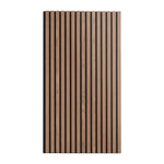 VEVOR koka līstu akustiskie paneļi, 600 × 1200 mm, MDF akcenta koka sienas paneļi modernam interjeram, mākslīgā koka sienas paneļi stilīgam dekoram un trokšņu samazināšanai, valrieksta krāsā