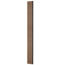 VEVOR koka līstu akustiskie paneļi, 200 × 2400 mm, MDF akcenta koka sienas paneļi modernam interjeram, mākslīgā koka sienas paneļi stilīgam dekoram un trokšņu samazināšanai, valrieksta krāsā