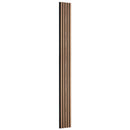 VEVOR koka līstu akustiskie paneļi, 200 × 2400 mm, MDF akcenta koka sienas paneļi modernam interjeram, mākslīgā koka sienas paneļi stilīgam dekoram un trokšņu samazināšanai, valrieksta krāsā