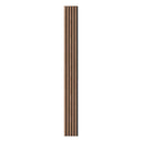 VEVOR koka līstu akustiskie paneļi, 200 × 2400 mm, MDF akcenta koka sienas paneļi modernam interjeram, mākslīgā koka sienas paneļi stilīgam dekoram un trokšņu samazināšanai, valrieksta krāsā