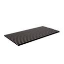 VEVOR koka līstu akustiskie paneļi, 600 × 1200 mm, MDF akcenta koka sienas paneļi modernam interjera dekoram, mākslīgā koka sienas paneļi trokšņu samazināšanai, melnā ozola krāsā